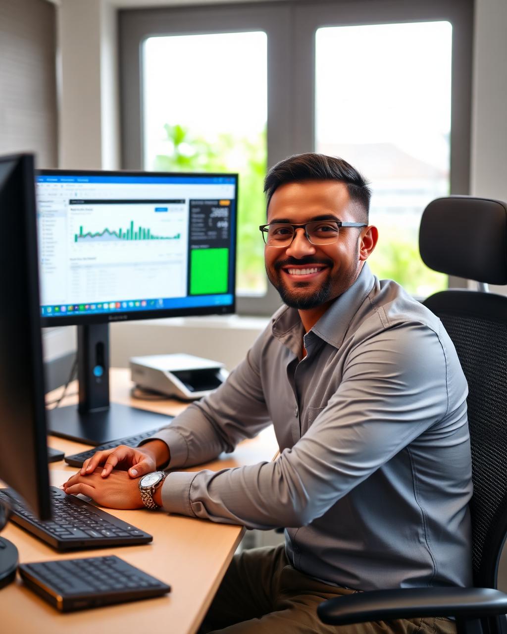 QuickBooks consultant at work in Mauritius